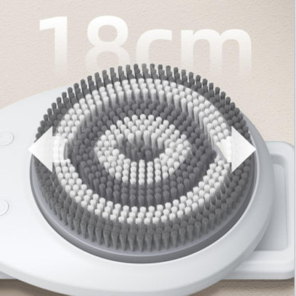 Wall-Mounted Electric Shower Brush– 360° Rotating Exfoliating Brush with Rechargeable Power