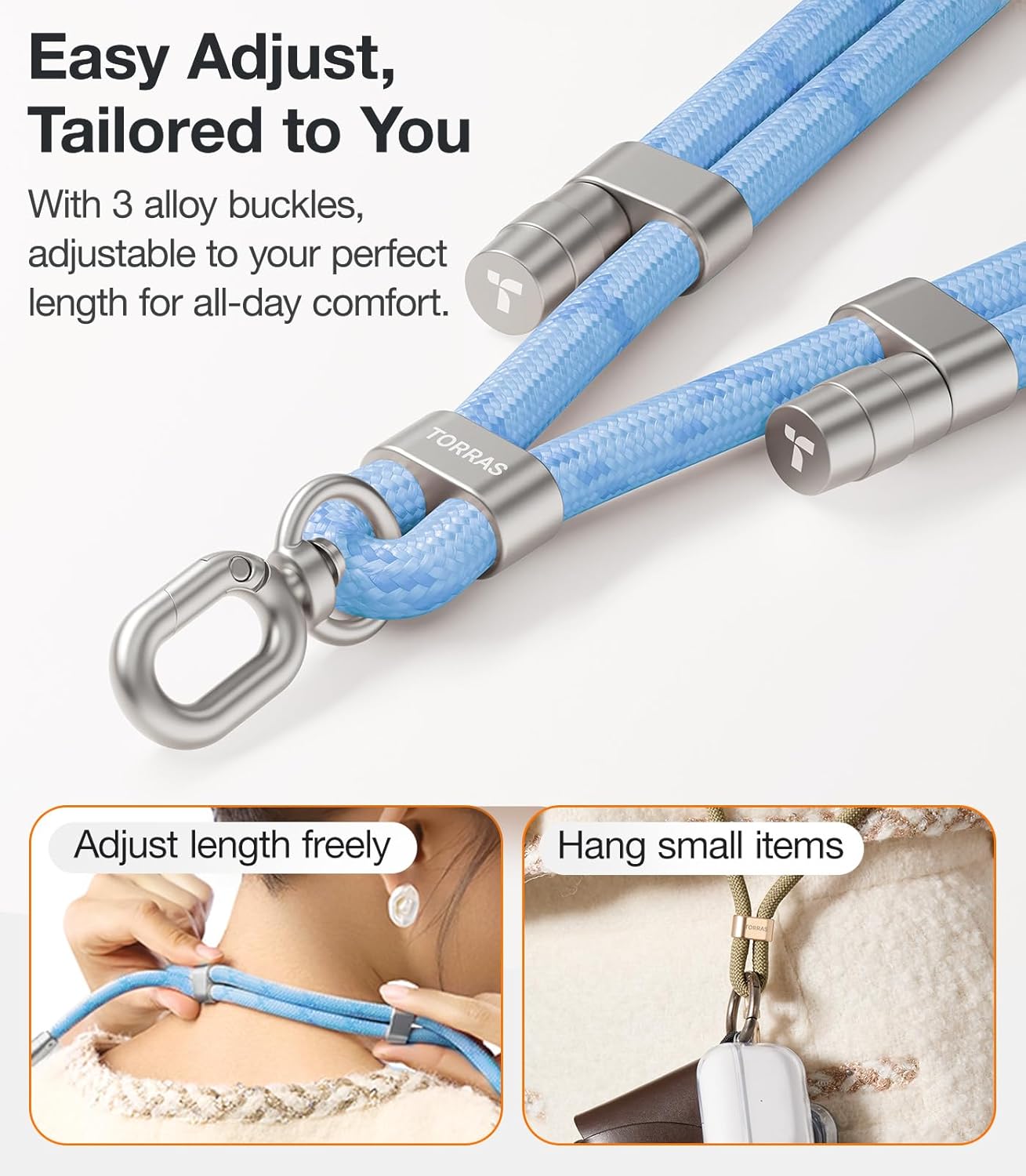 📱 Adjustable Phone Lanyard Strap | Hands-Free, Anti-Theft & Lightweight Convenience 💼