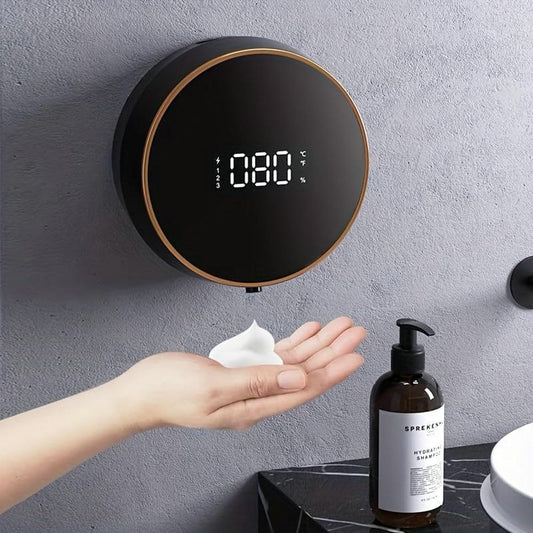 🧼 Touchless Foam Soap Dispenser | 3 Modes · Full-Screen LED · Wall Mounted 🚿