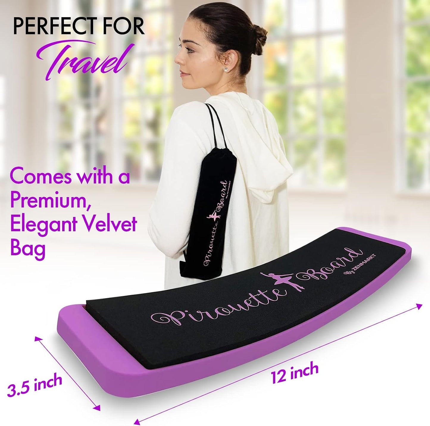 💃 Dance Turning Board | Non-Slip Spinner · Lightweight Travel Size · For Ballet & More 🩰