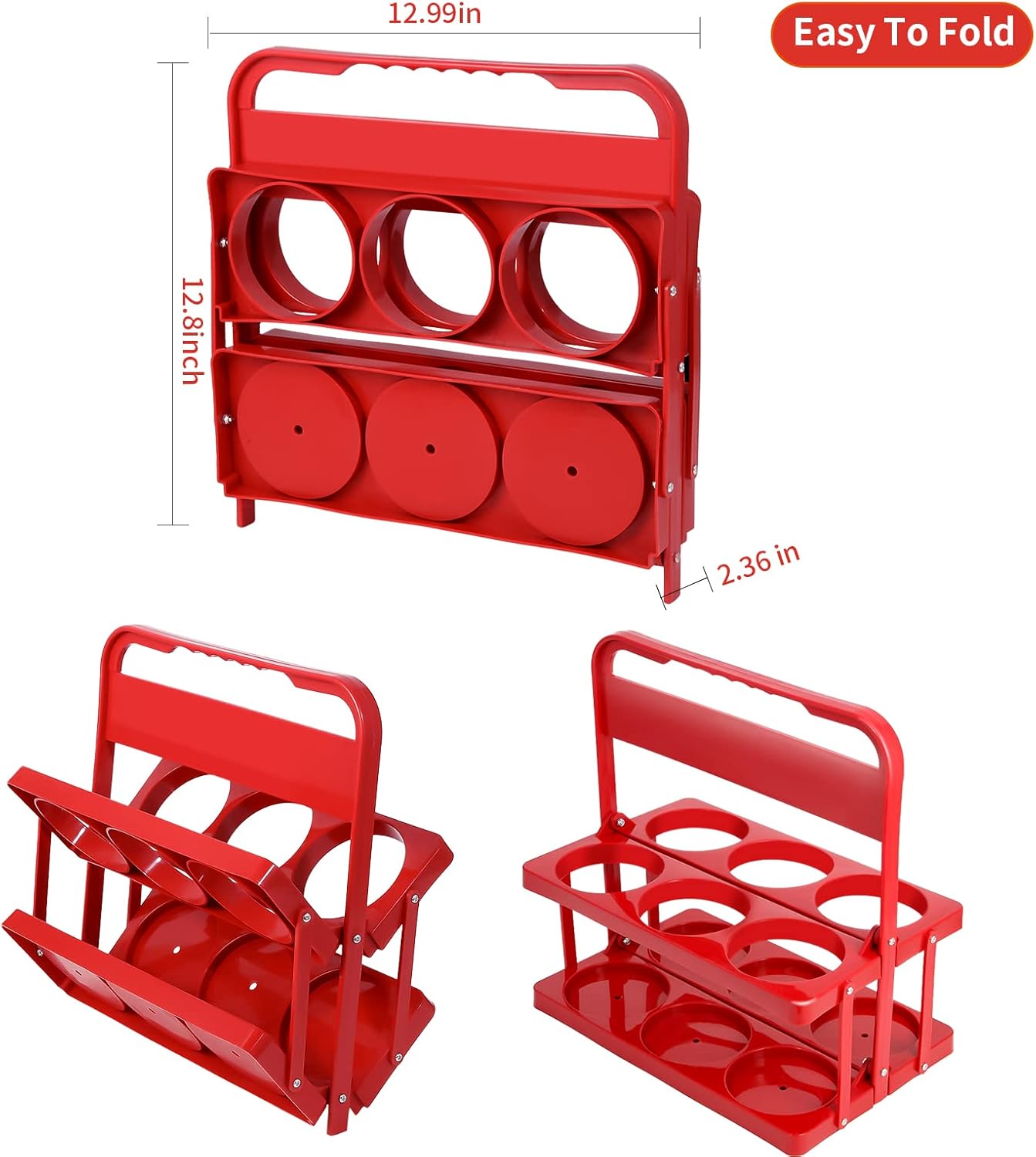 Foldable Plastic Drink Carrier