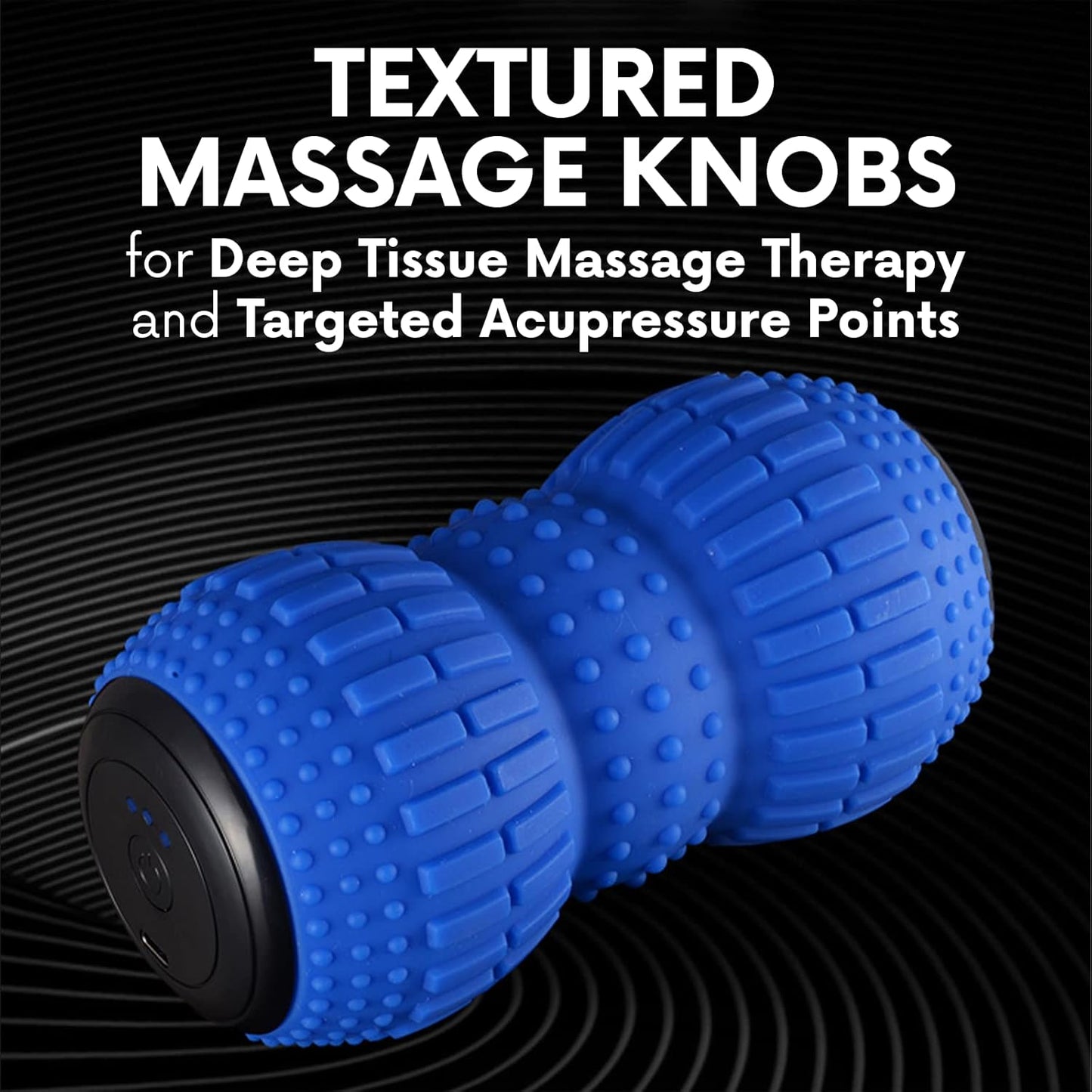 💪 Vibrating Peanut Massage Ball | 4 Intensity Modes · Full-Body Relief · Portable & Rechargeable 🔋