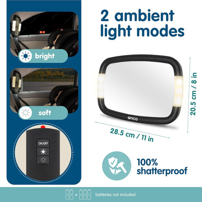 Rear-Facing Baby Car Mirror