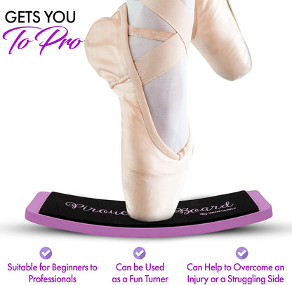 💃 Dance Turning Board | Non-Slip Spinner · Lightweight Travel Size · For Ballet & More 🩰