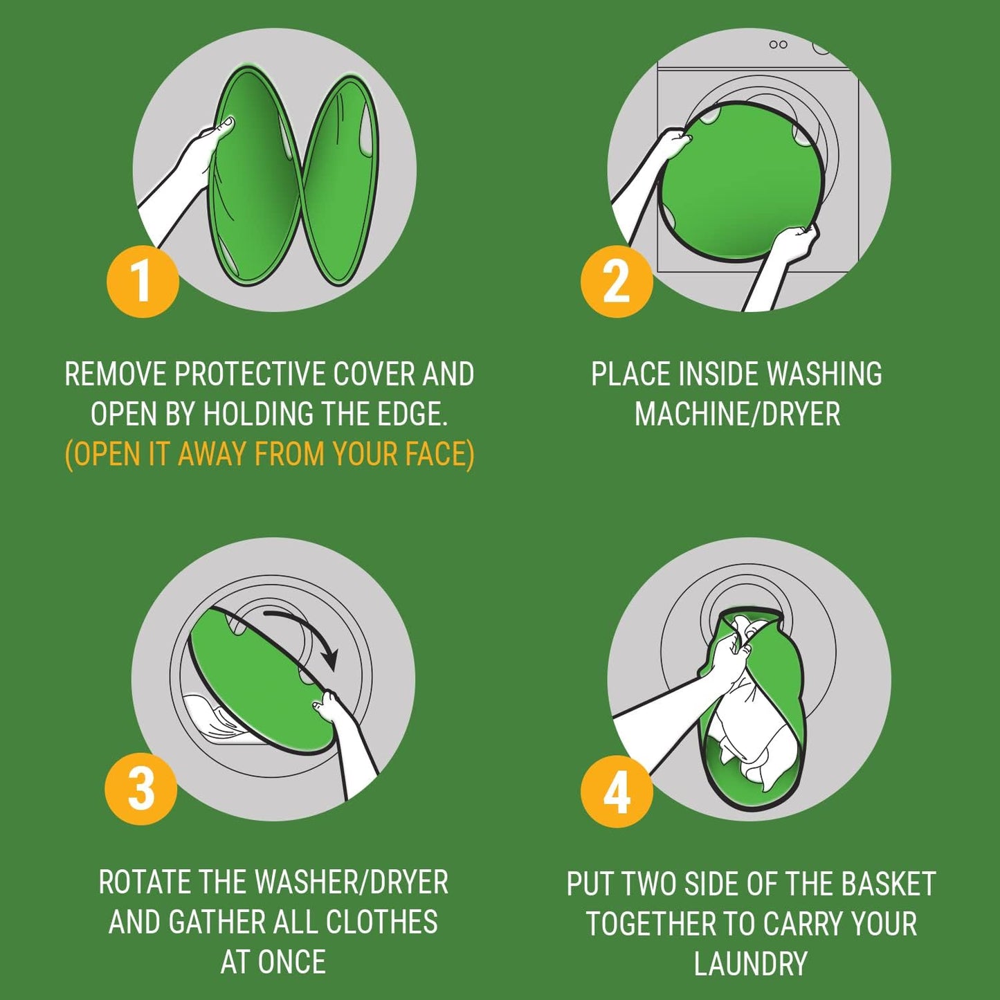 Collapsible Pop-Up Laundry Basket