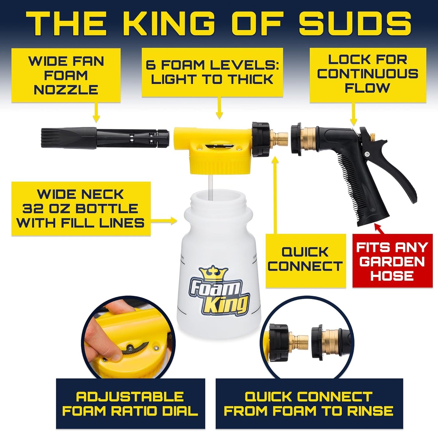 Foam King Car Wash Foam Sprayer