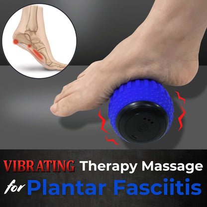 💪 Vibrating Peanut Massage Ball | 4 Intensity Modes · Full-Body Relief · Portable & Rechargeable 🔋