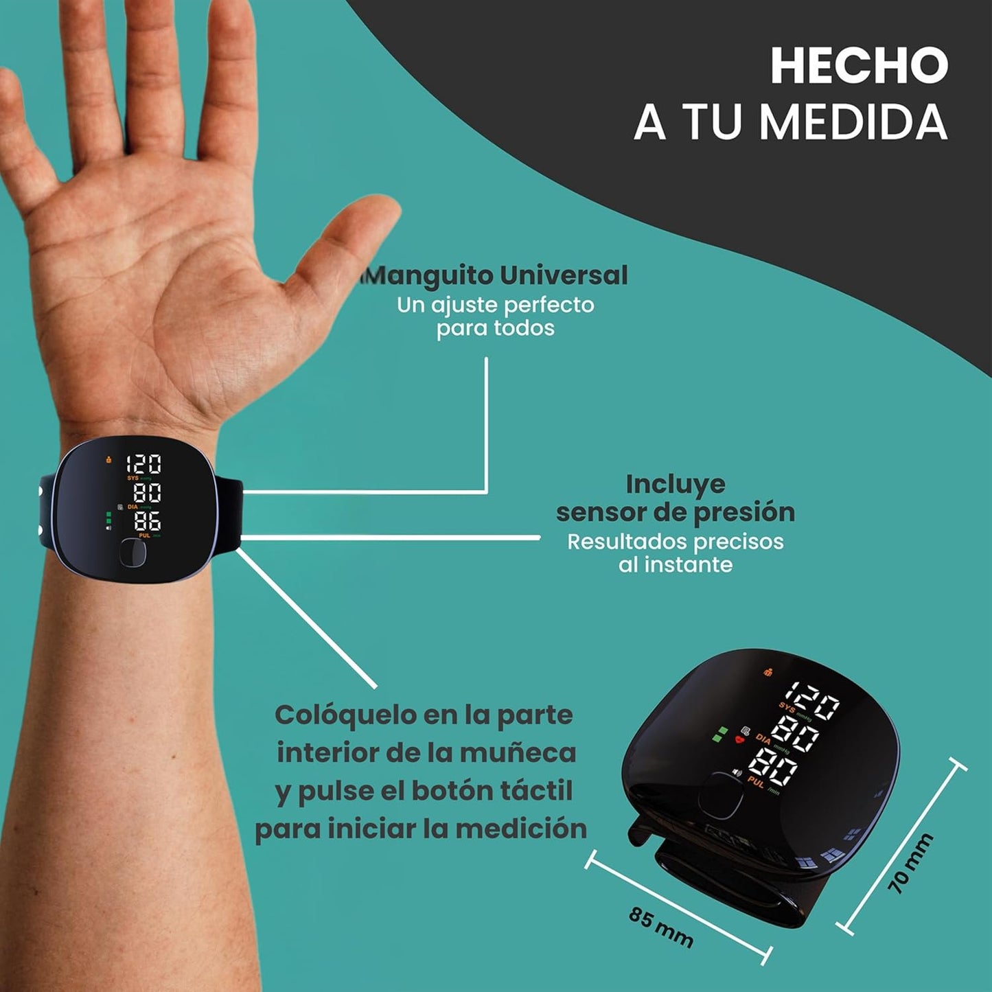 🩺 2025 Rechargeable Wrist Blood Pressure Monitor