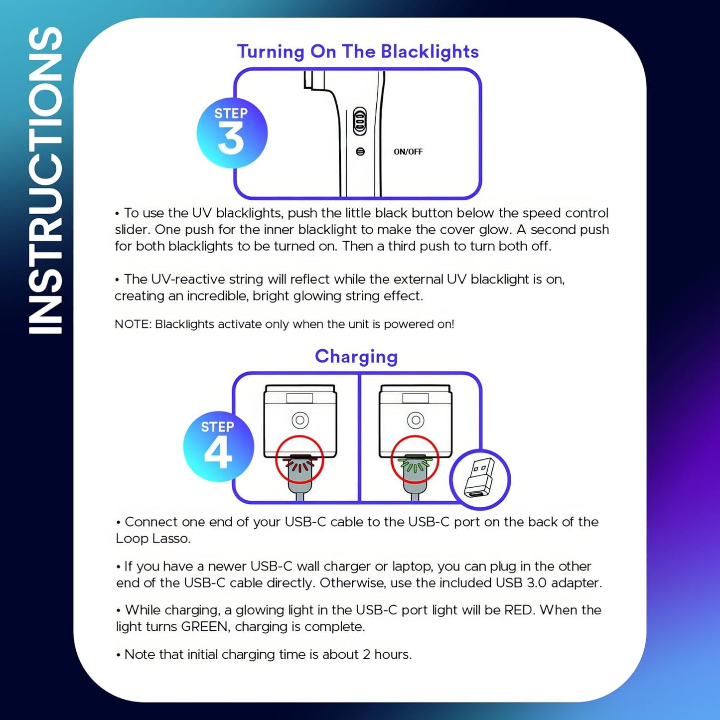Loop Lasso Glowing String Launcher