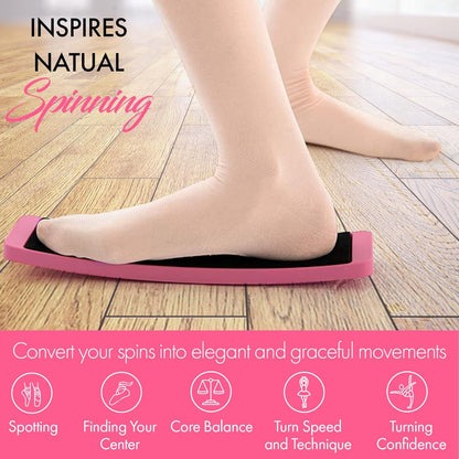 💃 Dance Turning Board | Non-Slip Spinner · Lightweight Travel Size · For Ballet & More 🩰
