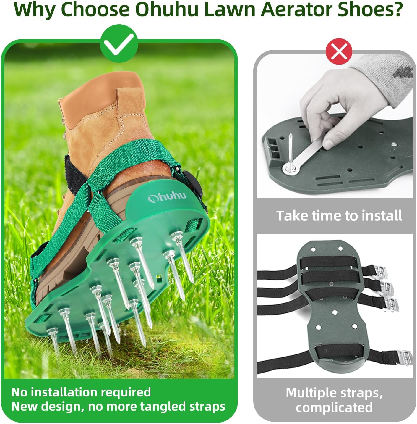 Lawn Aerator Shoes