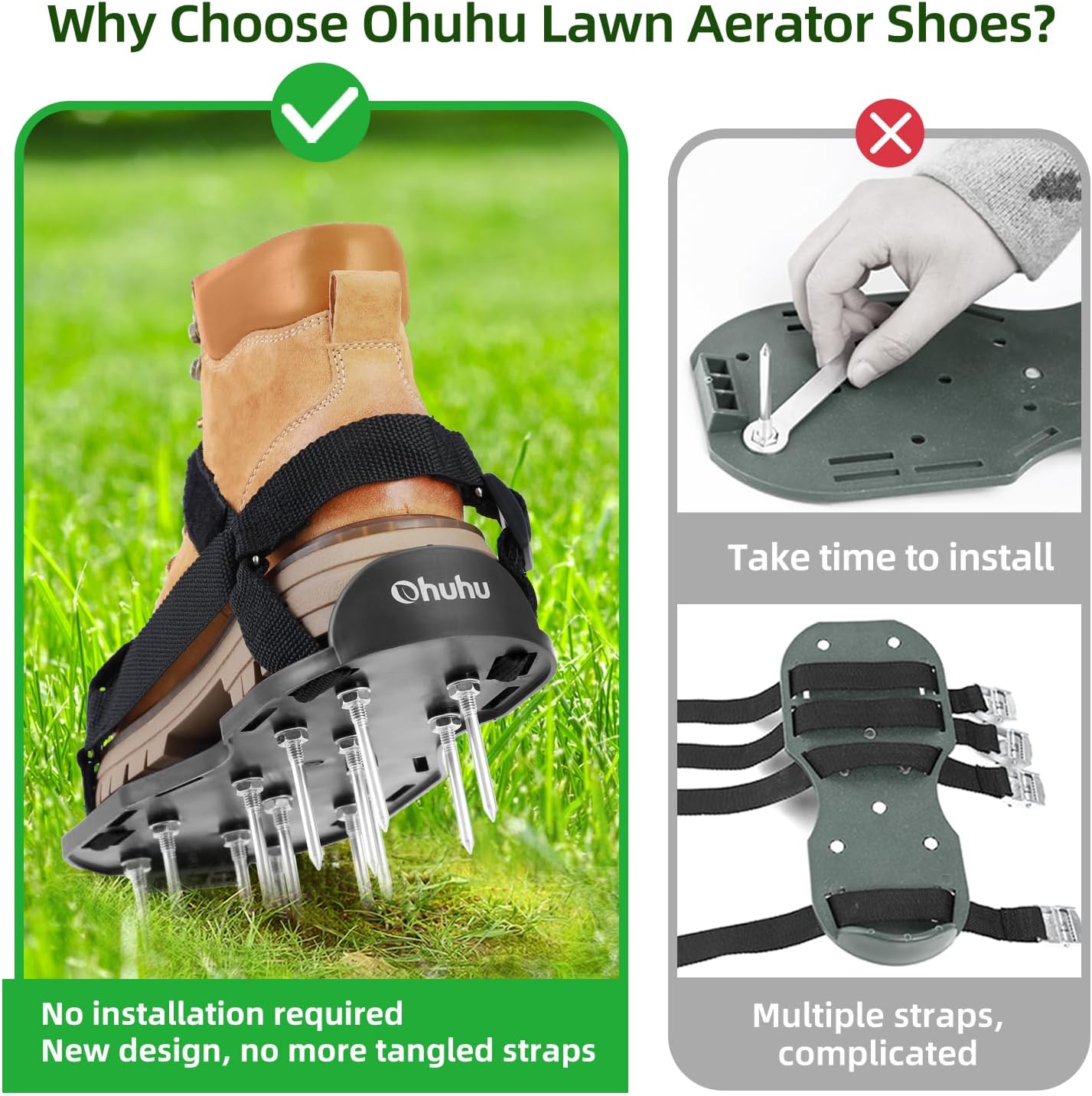 Lawn Aerator Shoes
