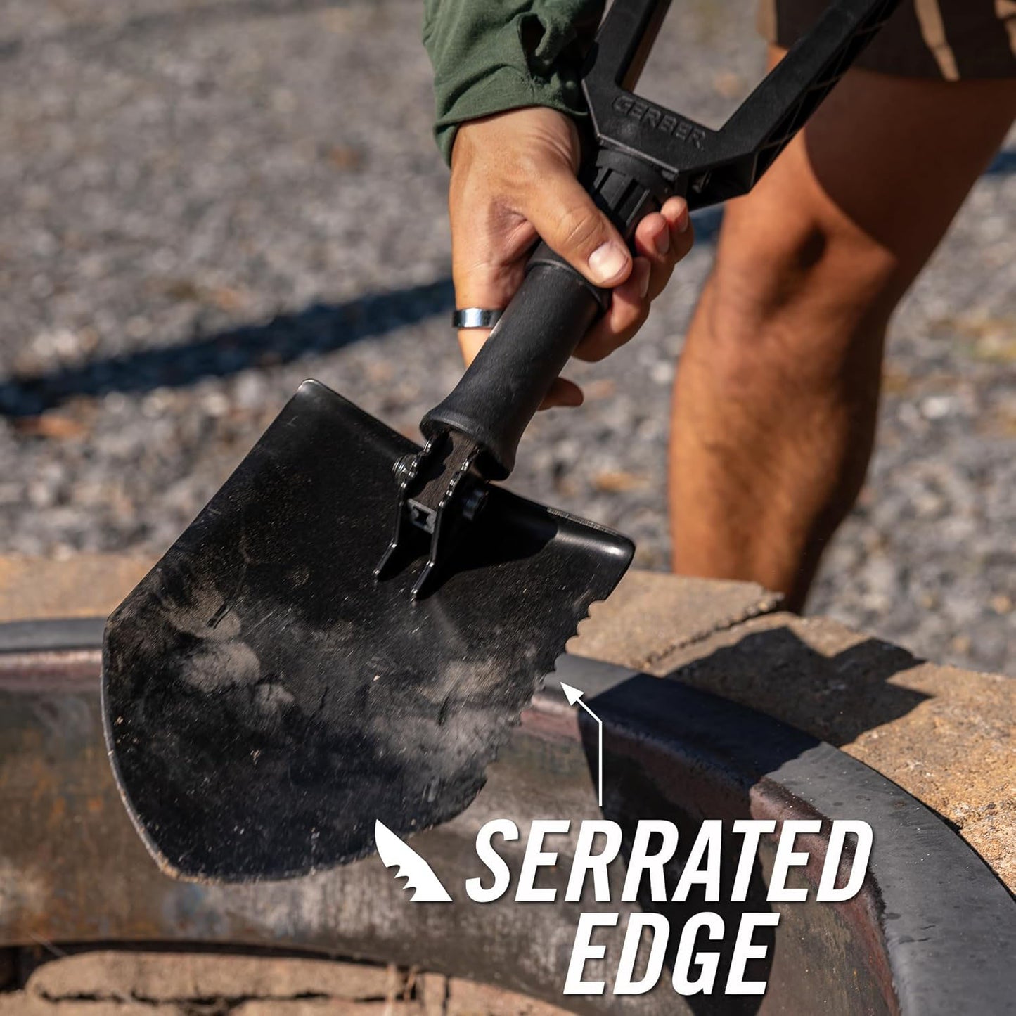⚒️ Folding Tactical Shovel | Compact · Heavy-Duty · Built for the Outdoors 🌲