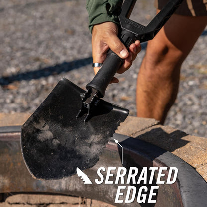 ⚒️ Folding Tactical Shovel | Compact · Heavy-Duty · Built for the Outdoors 🌲