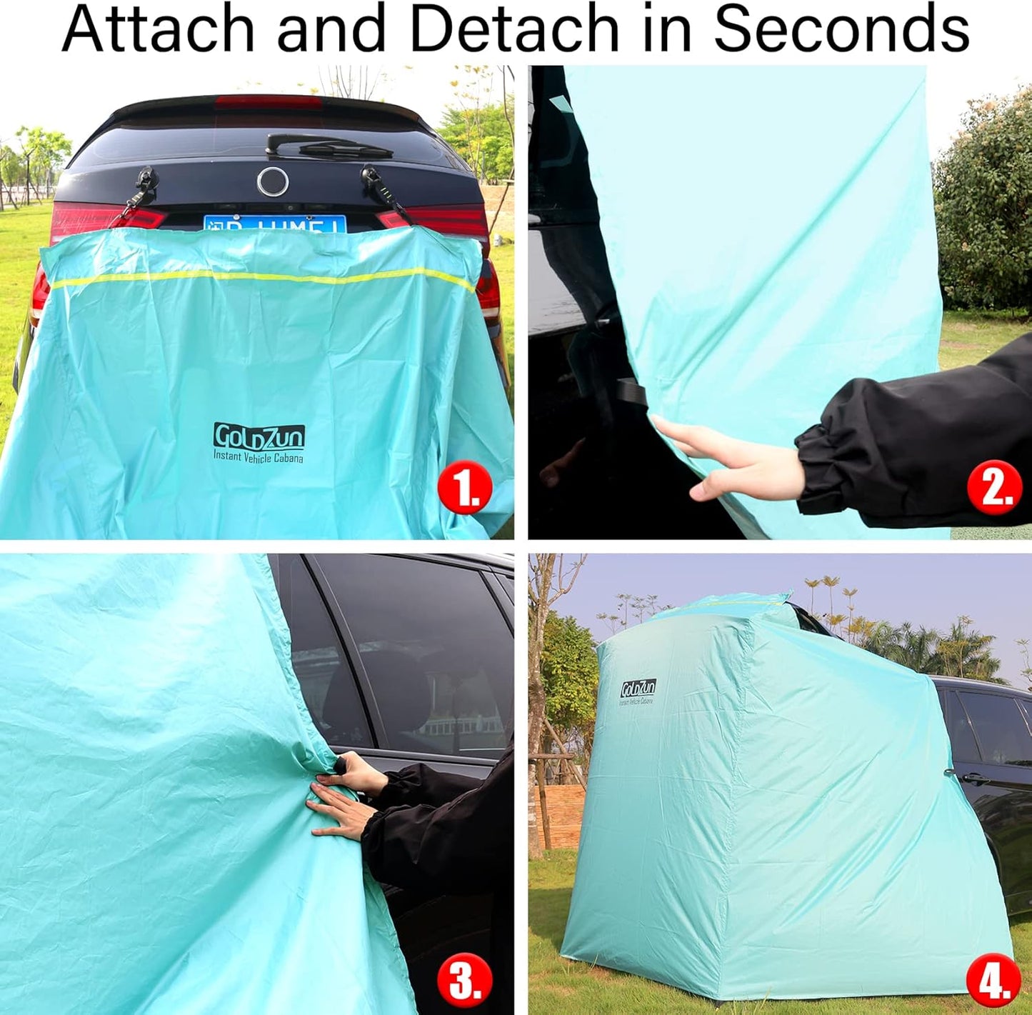 Hatchback Privacy Cabana Tent