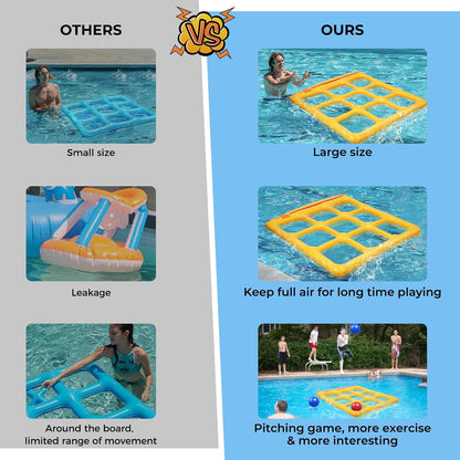 Tic Tac Toe Inflatable Pool Game