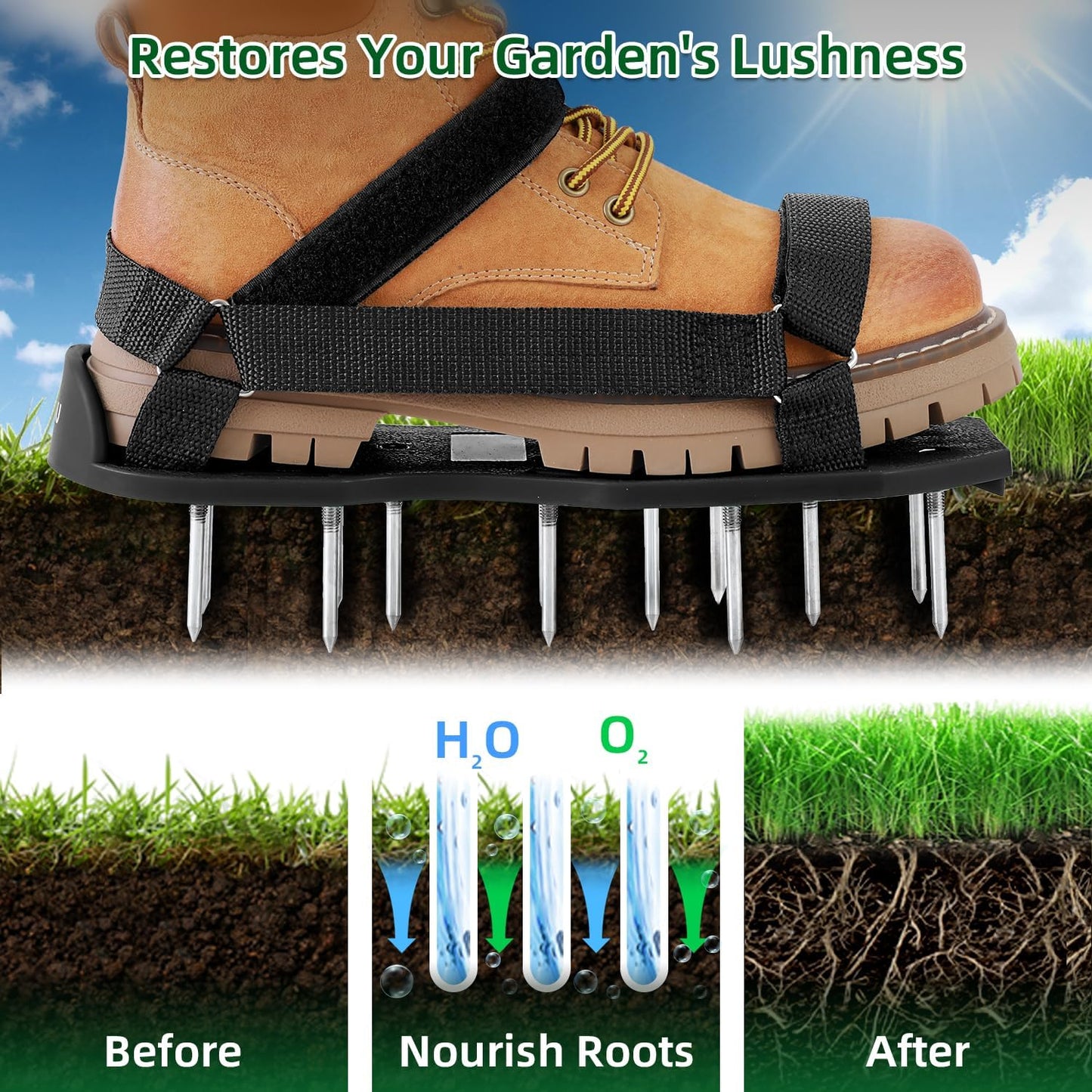 Lawn Aerator Shoes