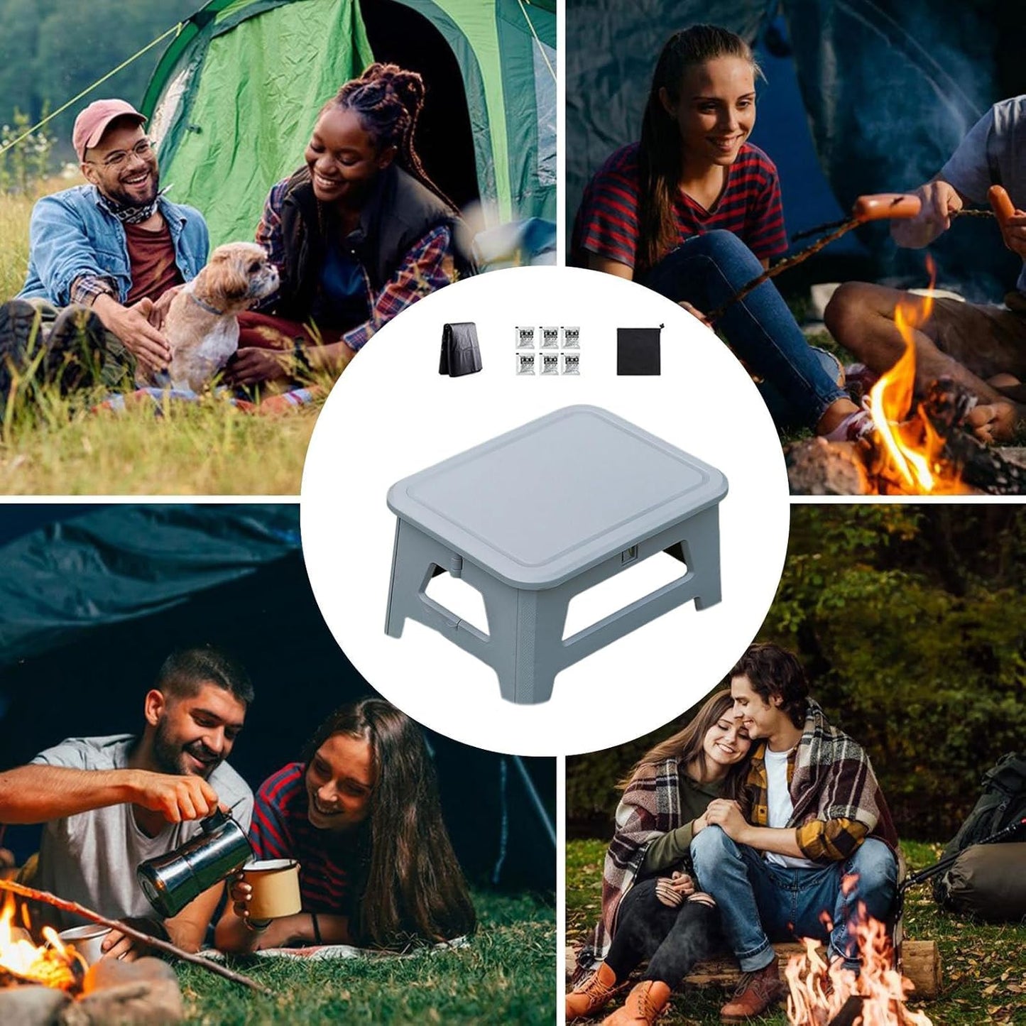 🚽 Folding Camping Toilet | Compact · Odor-Free · Easy to Clean 🏕️