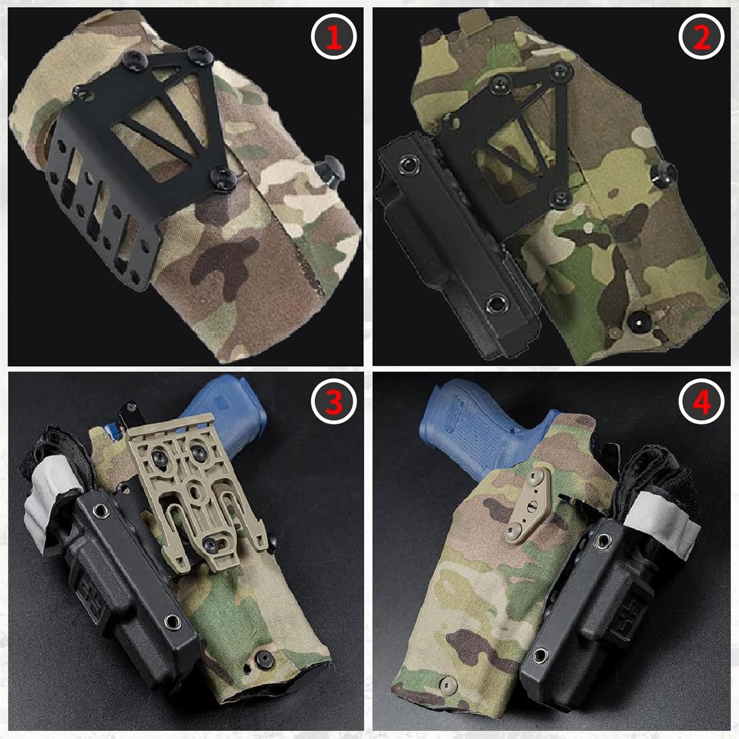 🛠️ Tactical Tourniquet Mount Kit | Right-Hand Use · Durable Build · Multi-Screw Setup 🔩