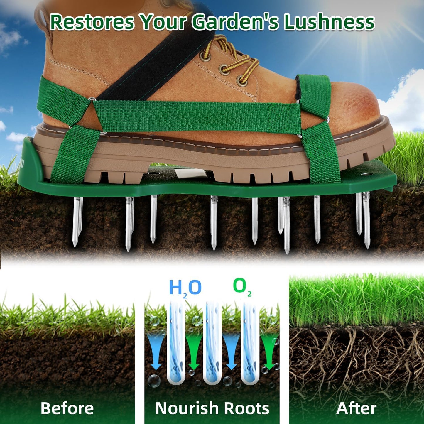 Lawn Aerator Shoes