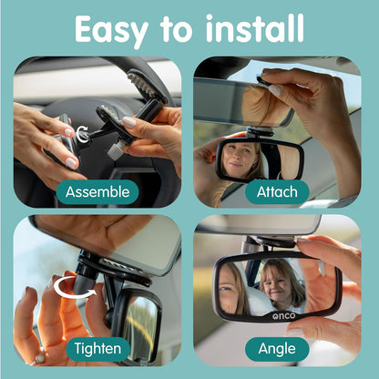Rear-Facing Baby Car Mirror