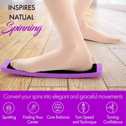 💃 Dance Turning Board | Non-Slip Spinner · Lightweight Travel Size · For Ballet & More 🩰