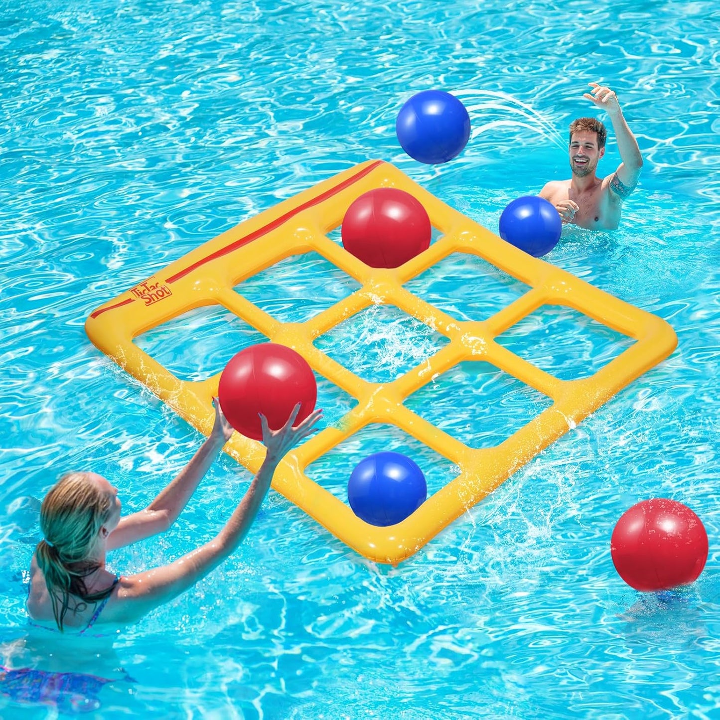 Tic Tac Toe Inflatable Pool Game