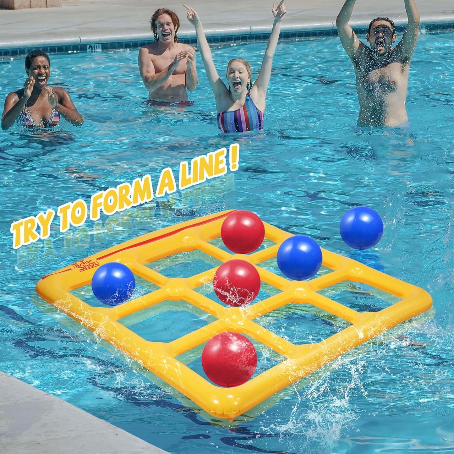Tic Tac Toe Inflatable Pool Game