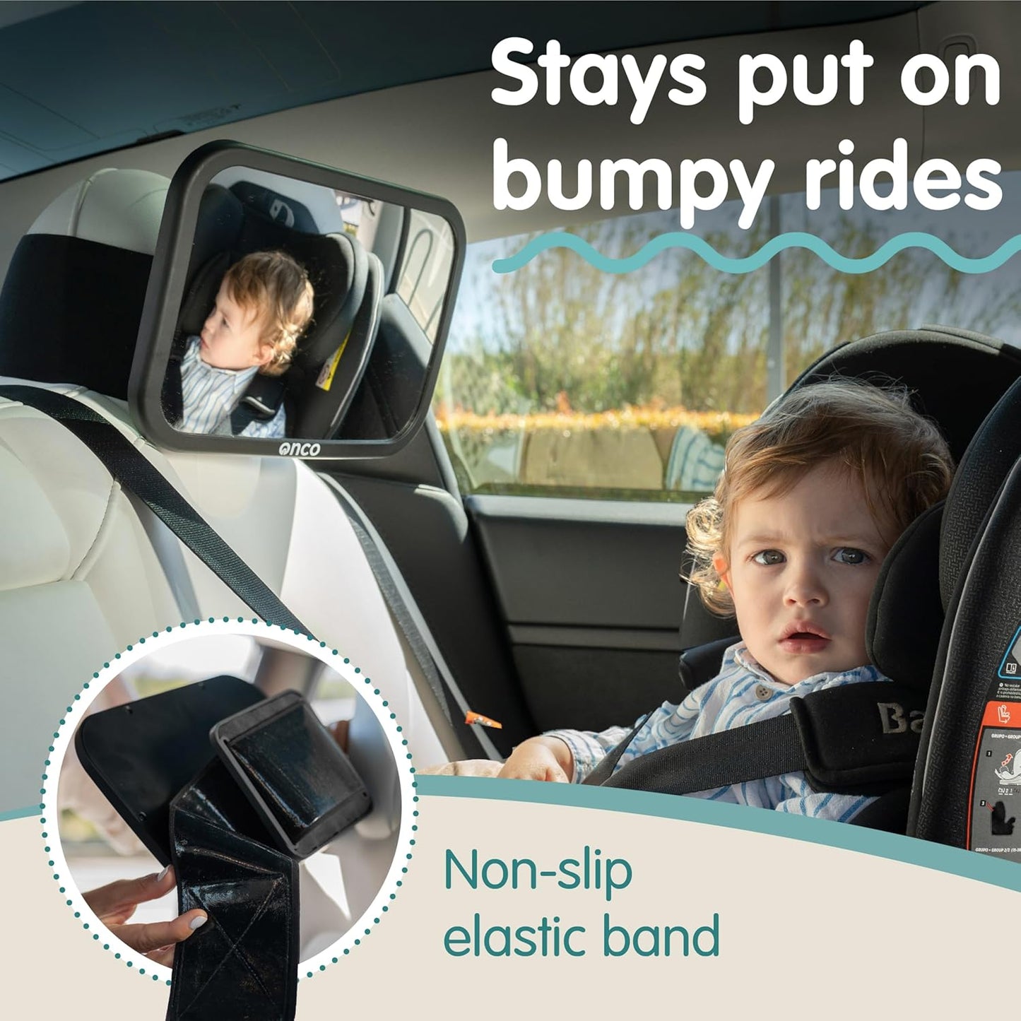 Rear-Facing Baby Car Mirror