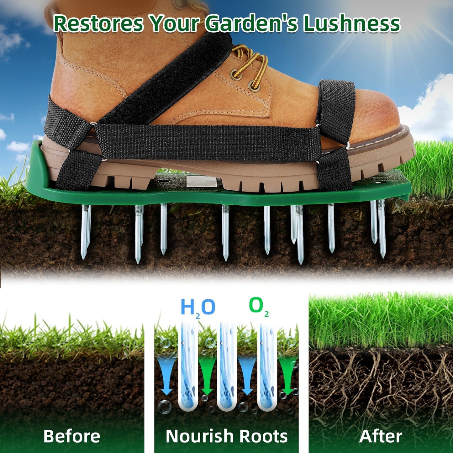 Lawn Aerator Shoes