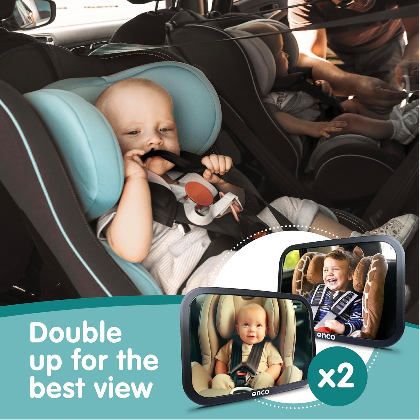 Rear-Facing Baby Car Mirror