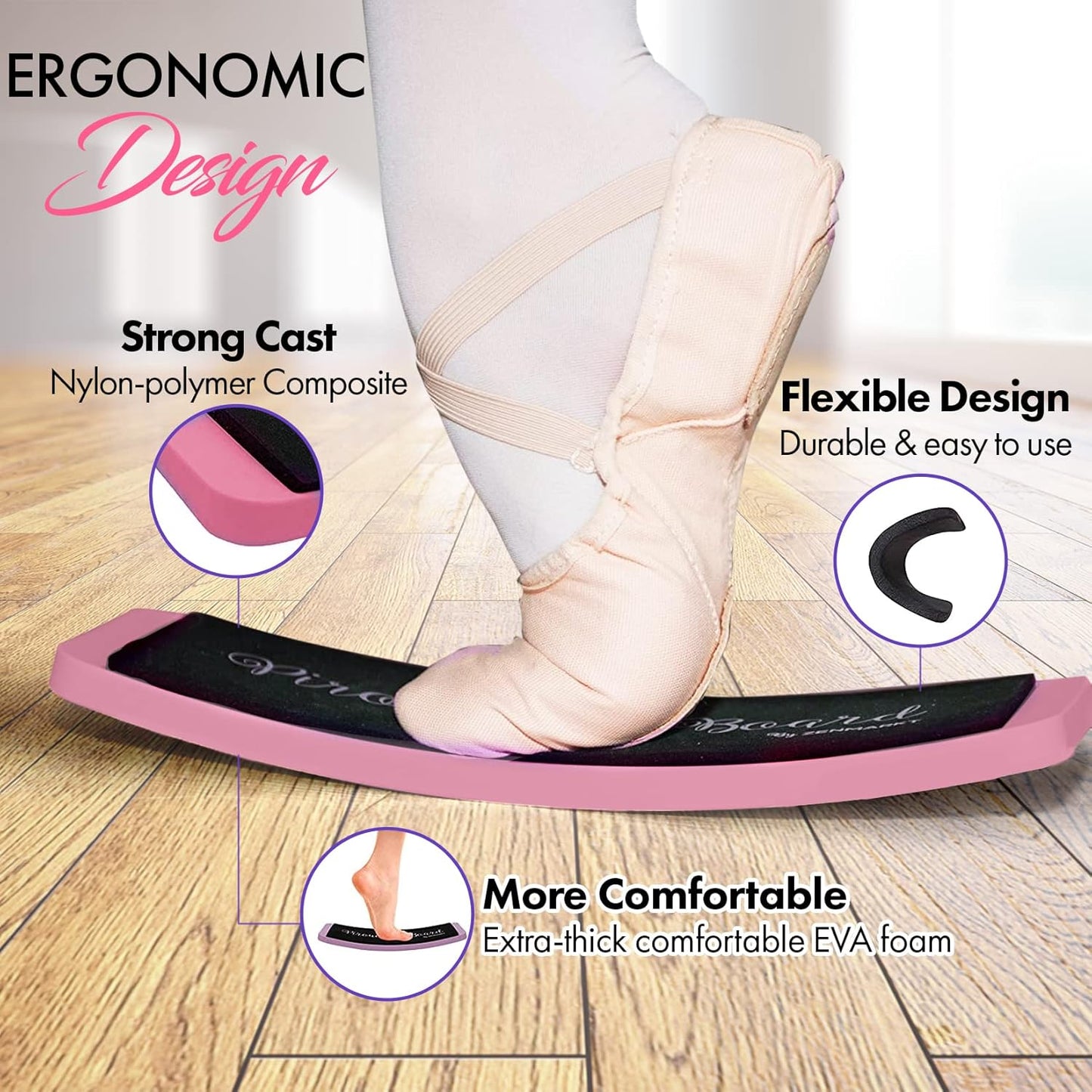 💃 Dance Turning Board | Non-Slip Spinner · Lightweight Travel Size · For Ballet & More 🩰