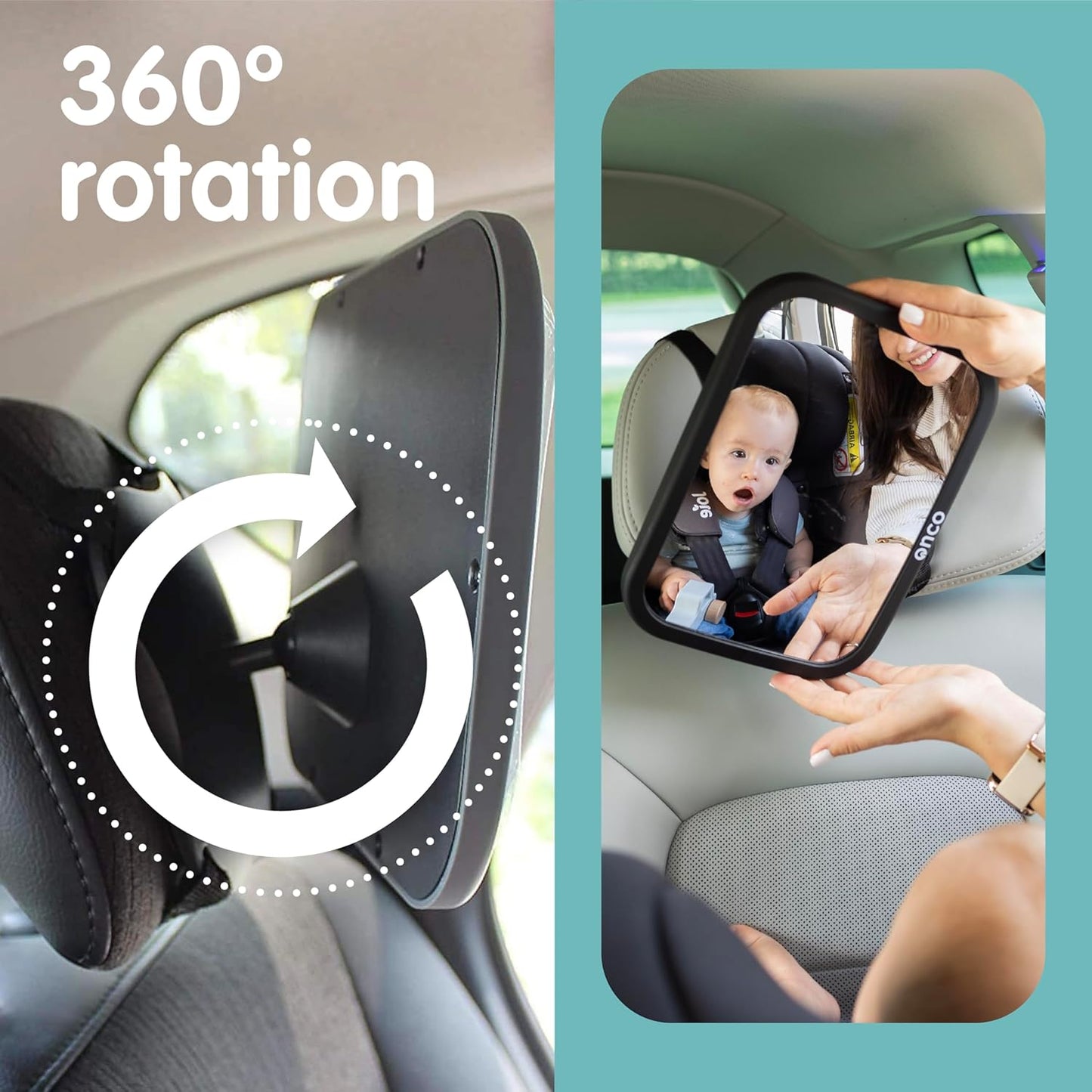 Rear-Facing Baby Car Mirror