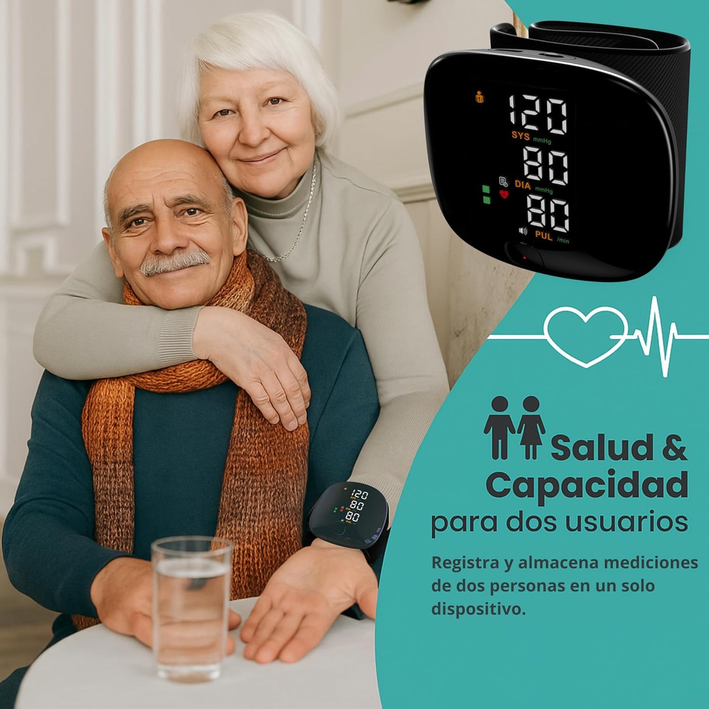 🩺 2025 Rechargeable Wrist Blood Pressure Monitor