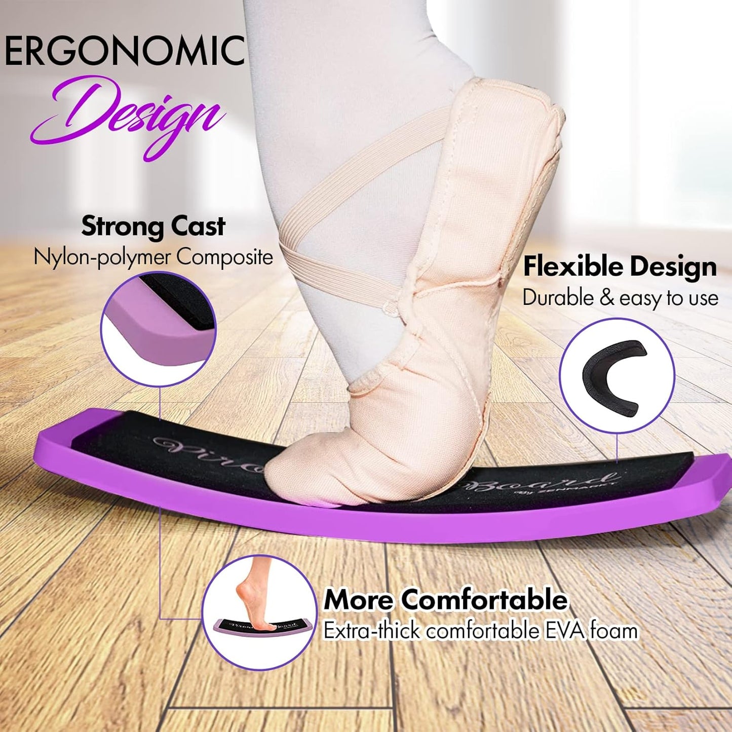💃 Dance Turning Board | Non-Slip Spinner · Lightweight Travel Size · For Ballet & More 🩰