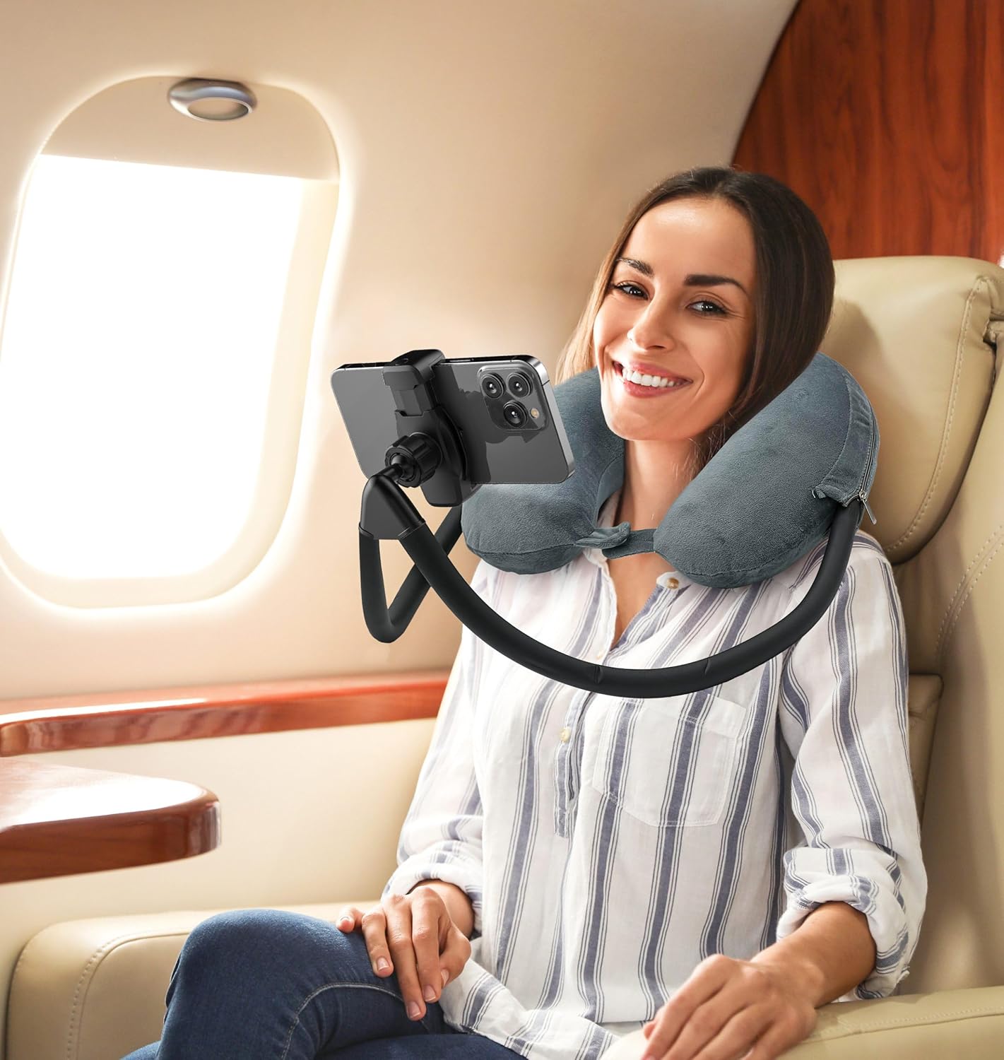 Neck Pillow Phone Holder