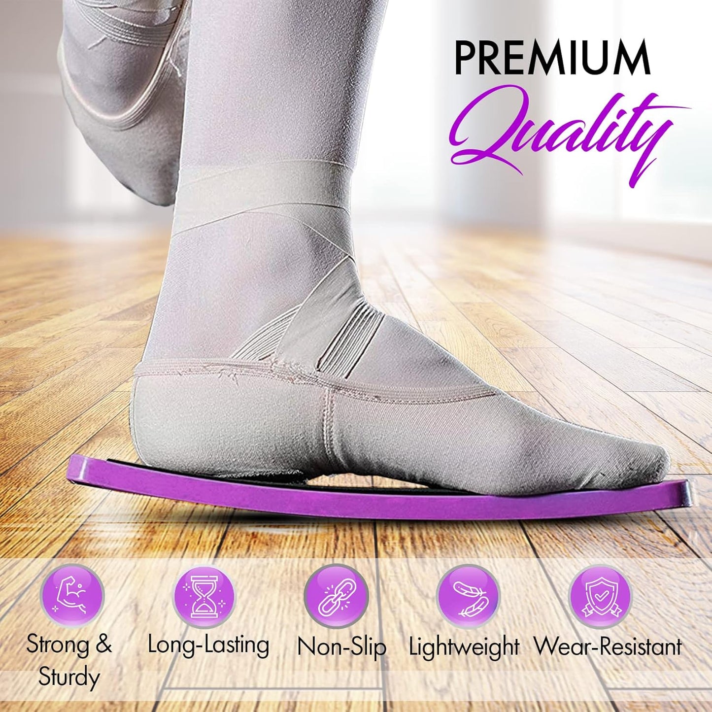 💃 Dance Turning Board | Non-Slip Spinner · Lightweight Travel Size · For Ballet & More 🩰