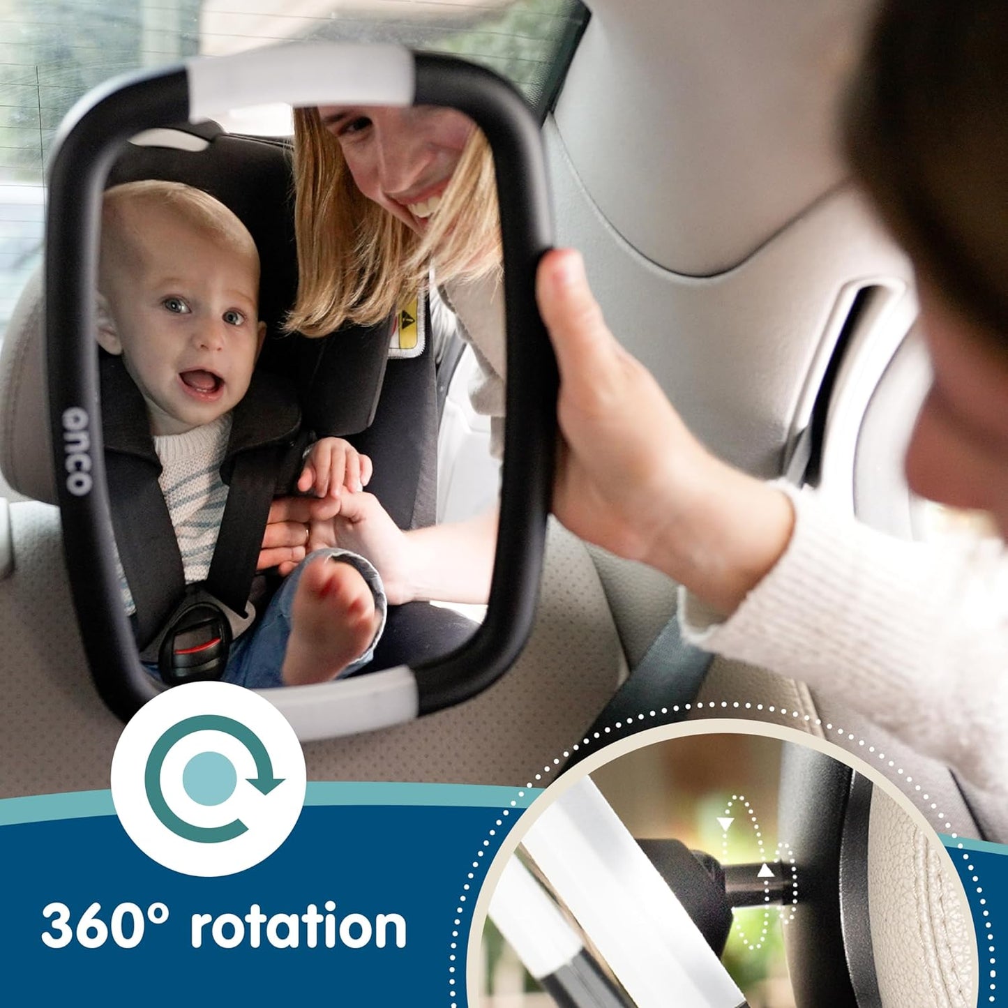 Rear-Facing Baby Car Mirror