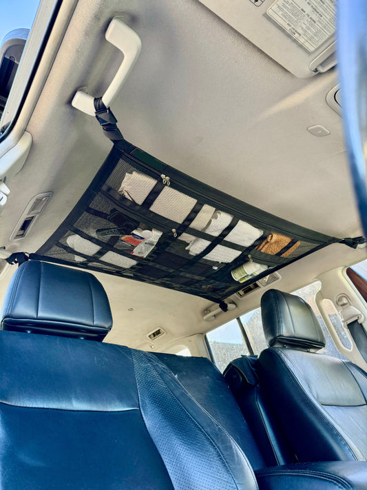 🚗Multi-Pocket Car Storage Net with Alloy Buckles🔧