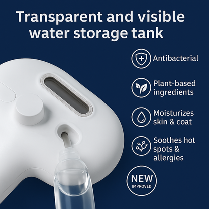 Steam Pet Grooming Brush with Self-Cleaning Feature