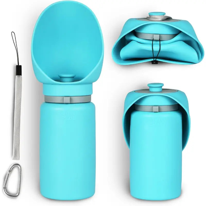 Foldable Pet Water Bottle for Dogs & Cats