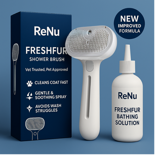 Steam Pet Grooming Brush with Self-Cleaning Feature