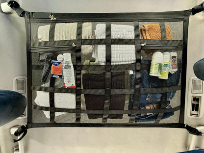 🚗Multi-Pocket Car Storage Net with Alloy Buckles🔧