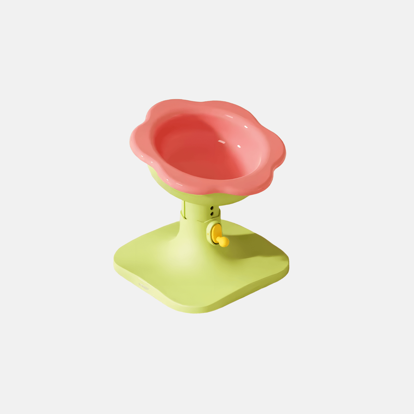 Stylish Flower Cat Dish|Comfortable Height, Durable & Easy Care