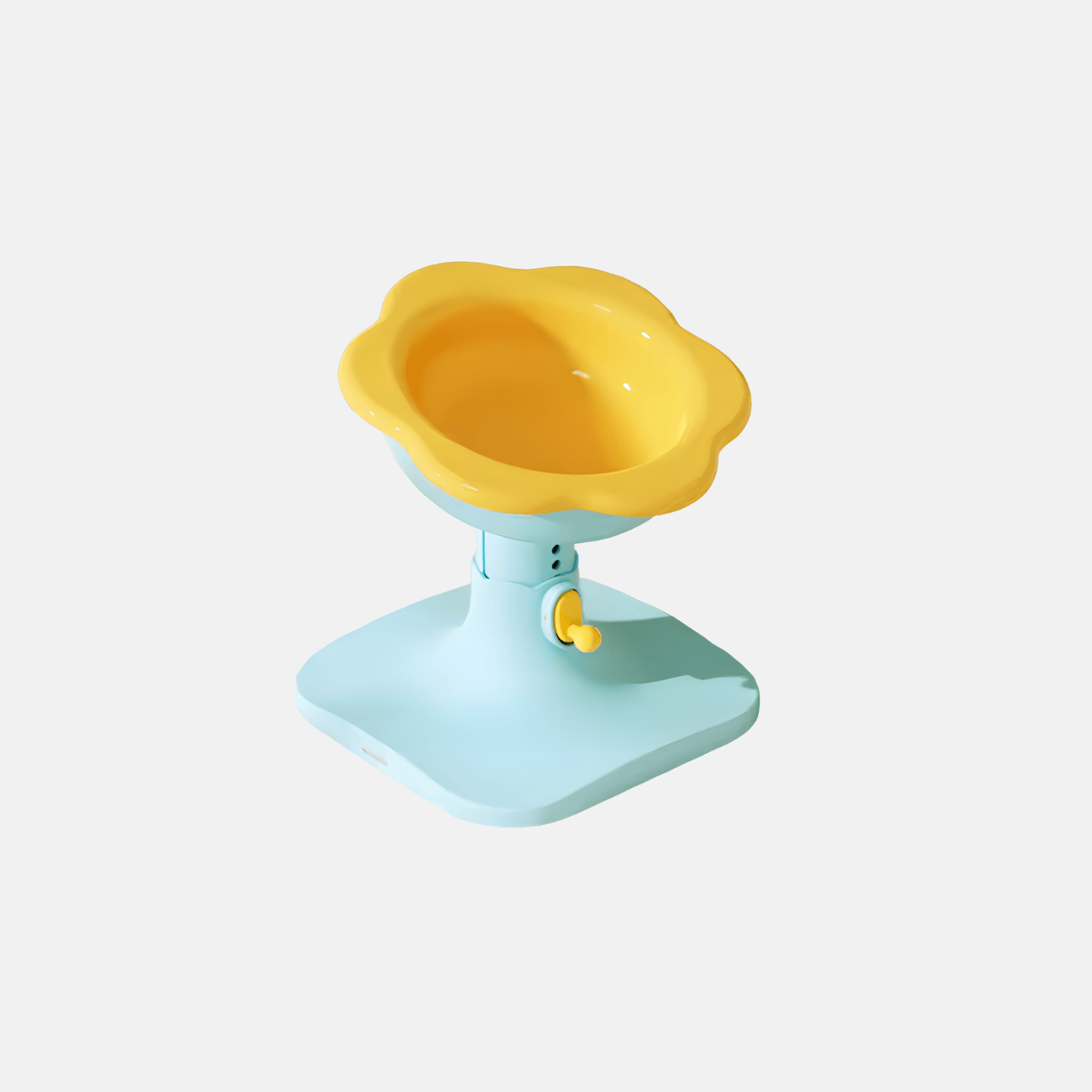 Stylish Flower Cat Dish|Comfortable Height, Durable & Easy Care