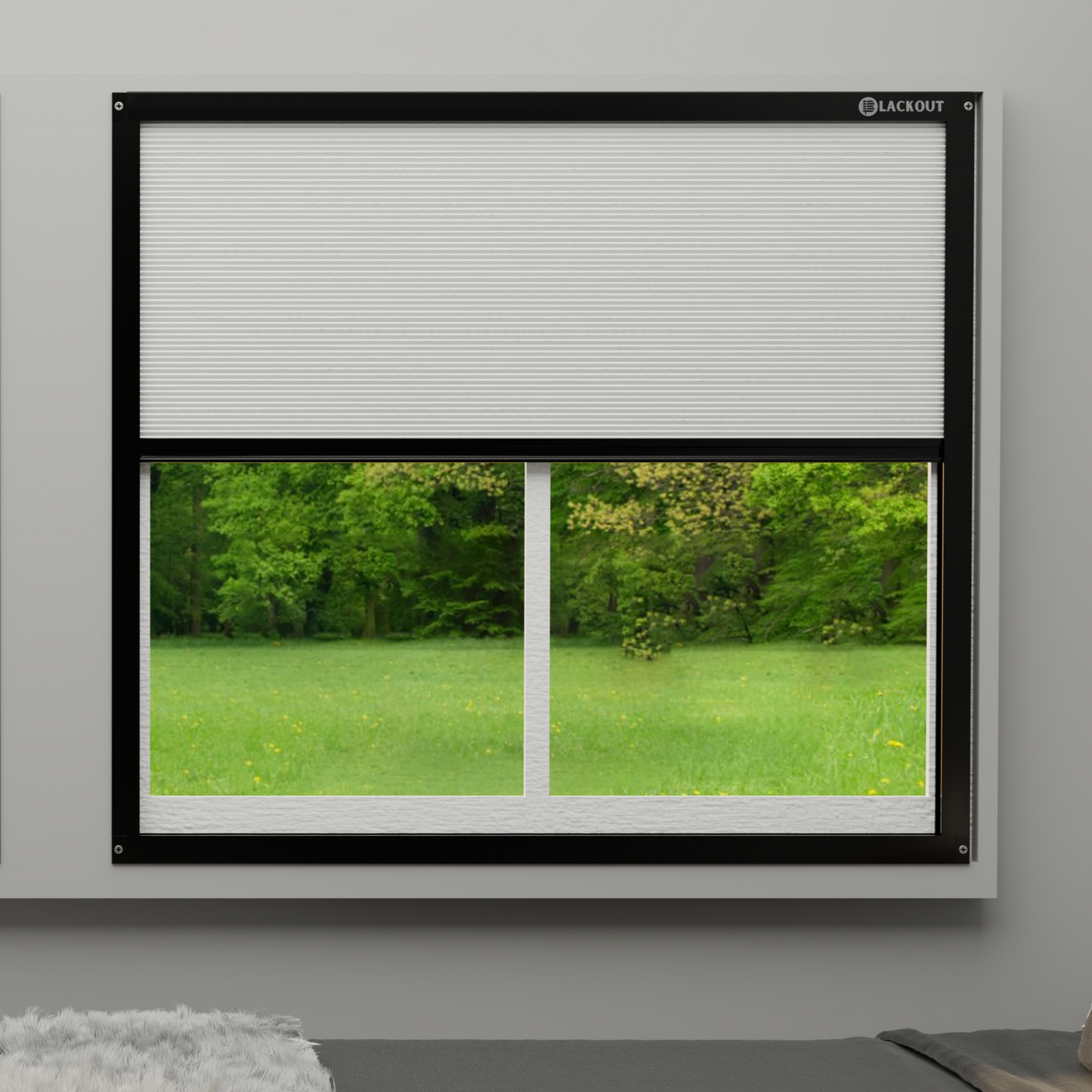 Non-Drill Blackout Shade