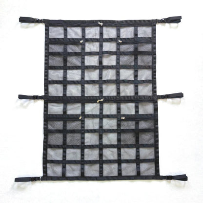 🚗Multi-Pocket Car Storage Net with Alloy Buckles🔧