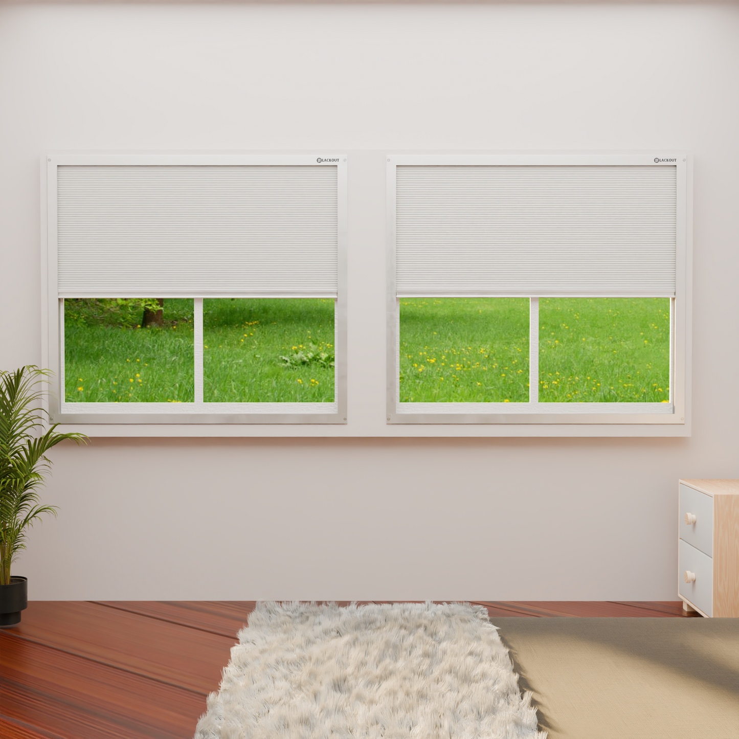 Non-Drill Blackout Shade