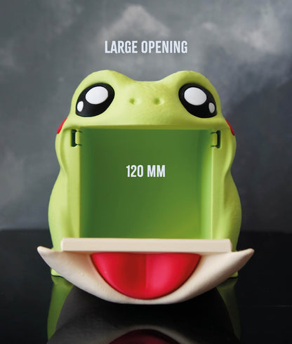 Playful Frog-Shaped Toilet Paper Holder