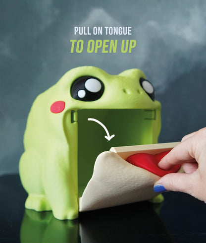 Playful Frog-Shaped Toilet Paper Holder